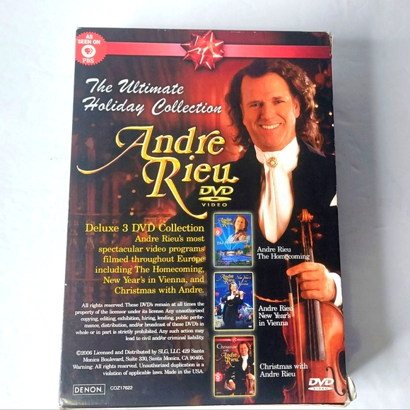 Andre Rieu The Ultimate Holiday Collection 3 DVD Set - Picture 2 of 9